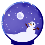 Snowman Globe Avatar Frame