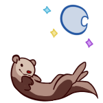 Night Otter Otter Avatar Frame