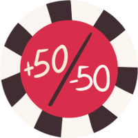 50/50