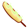 Corndog with Glow Sauce